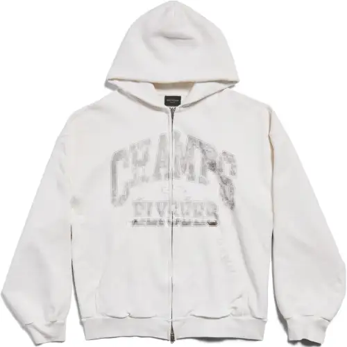 Balenciaga FW24 Sweatshirt Regular Fit Unisex White