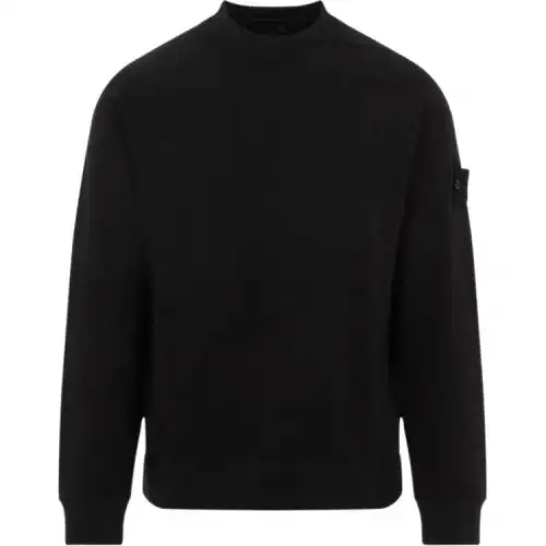 STONE ISLAND Logo Patch Crewneck Sweatshirt