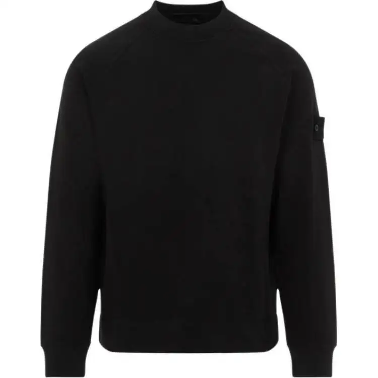 STONE ISLAND Logo Patch Crewneck Sweatshirt