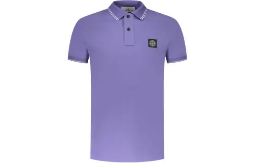 STONE ISLAND Compass-motif Cotton Polo Shirt