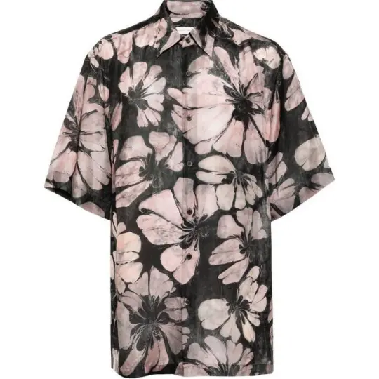 DRIES VAN NOTEN Cassidye Printed Short Sleeved Shirt