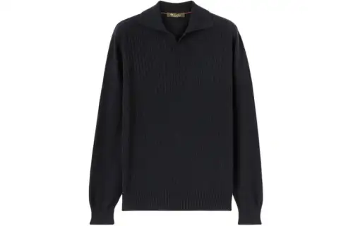 Loro Piana Aspen Polo Shirt Polo Shirt Men's Marine Blue