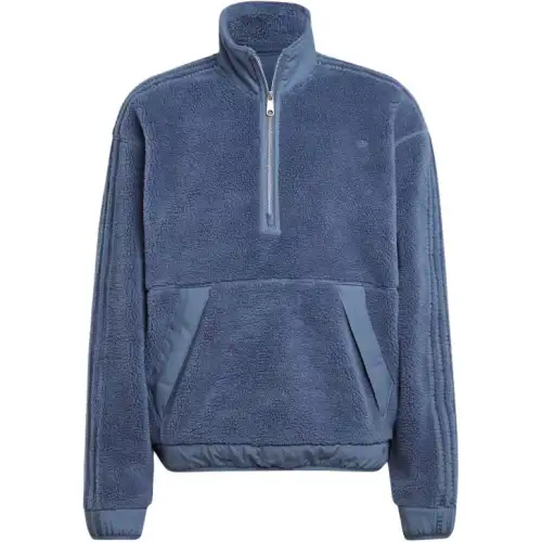 Adidas Originals ESSENTIALS PREMIUM 1/2 ZIP TOP Sweatshirt Men's Blue