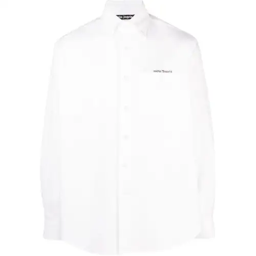 Palm Angels Sartorial-tape cotton shirt