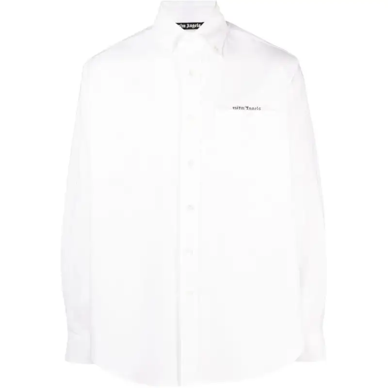 Palm Angels Sartorial-tape cotton shirt