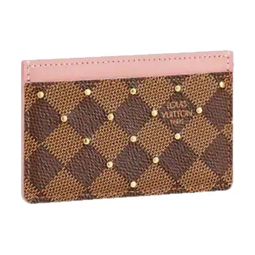 LOUIS VUITTON Canvas Card Holder Women's