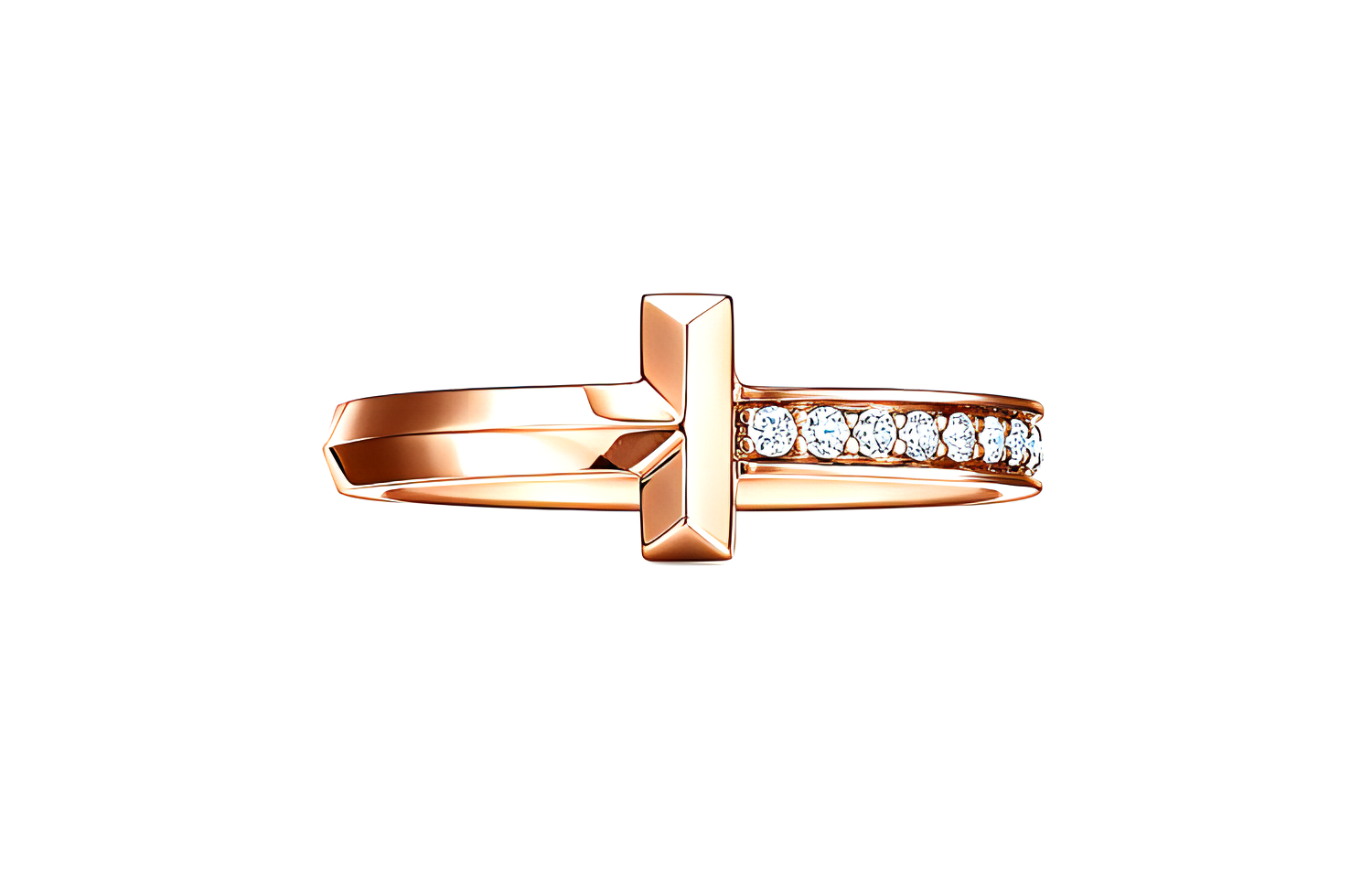 Женское кольцо TIFFANY & CO. (из розового золота)