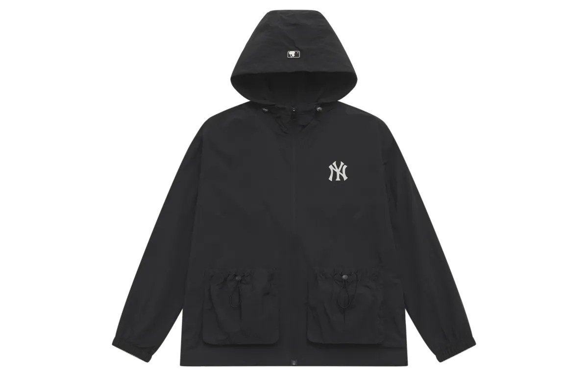 MLB New York Yankees Basic Collection SS25 Windproof Jacket Unisex Black