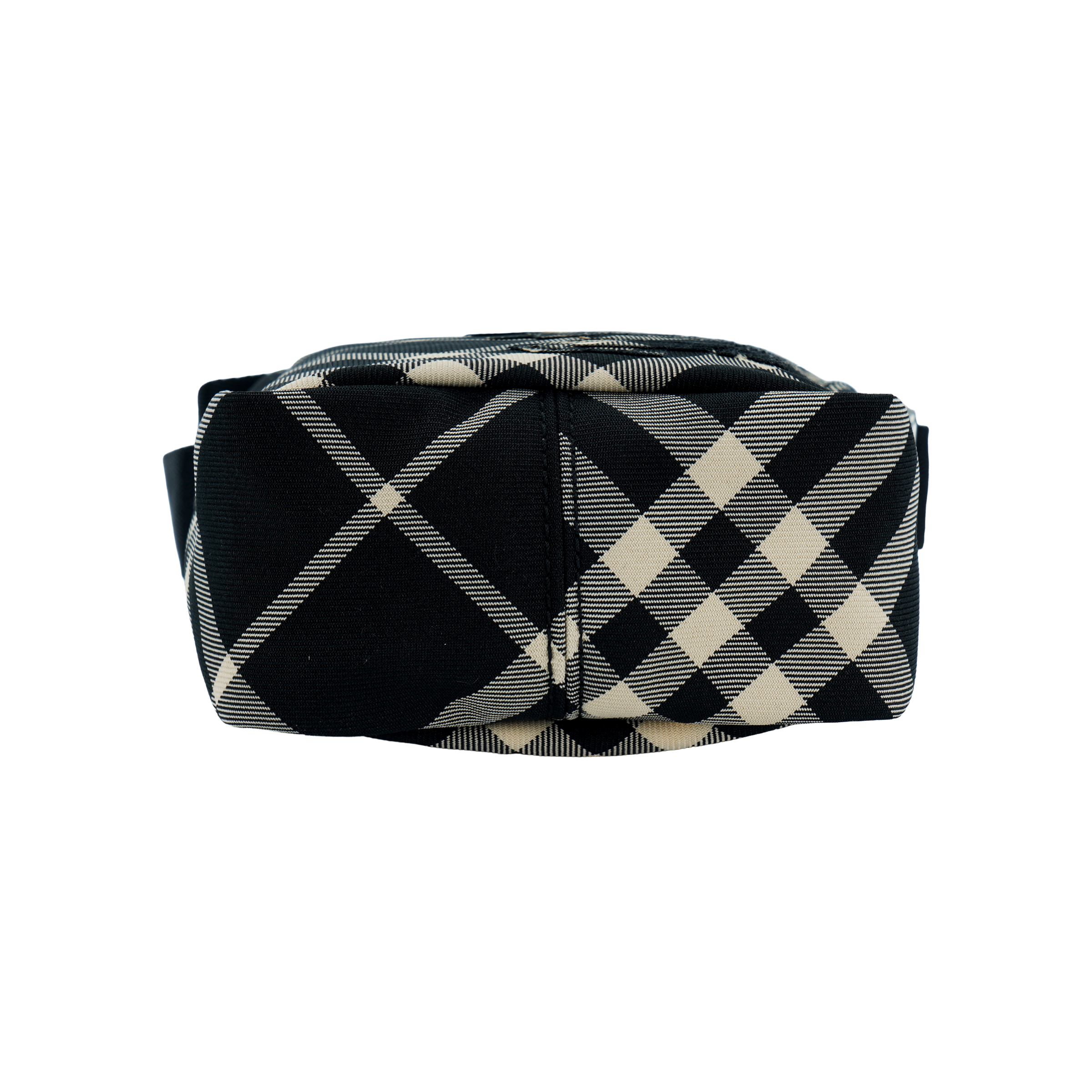Мужская сумка Burberry (черно-белая) — фото 4