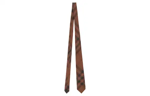 Burberry Check Silk Tie