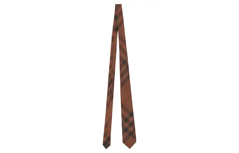 Burberry Check Silk Tie