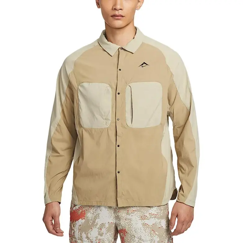 Nike Dri FIT ADV Jacket Men's Apricot Tea Brown/Desert Khaki/Black