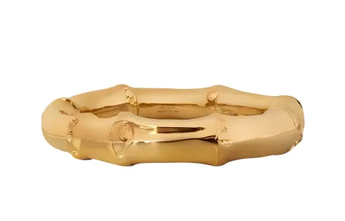 Bottega Veneta Bamboo Effect Bangle