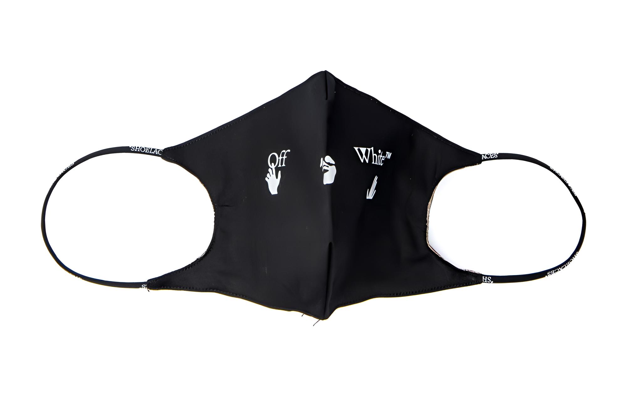 OFF WHITE Hands Off Logo Face Mask