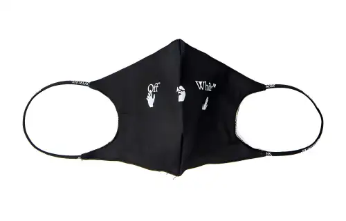 OFF WHITE Hands Off Logo Face Mask