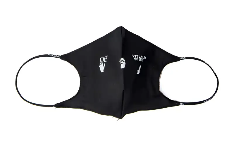 OFF WHITE Hands Off Logo Face Mask