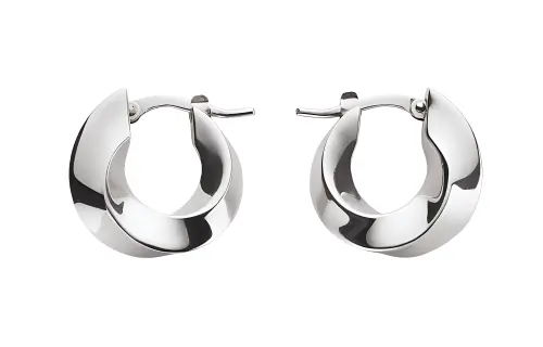 Bottega Veneta Twist Hoop Earrings