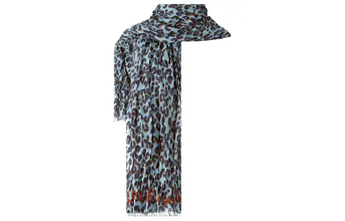 LOUIS VUITTON Knit Scarves Women's Blue