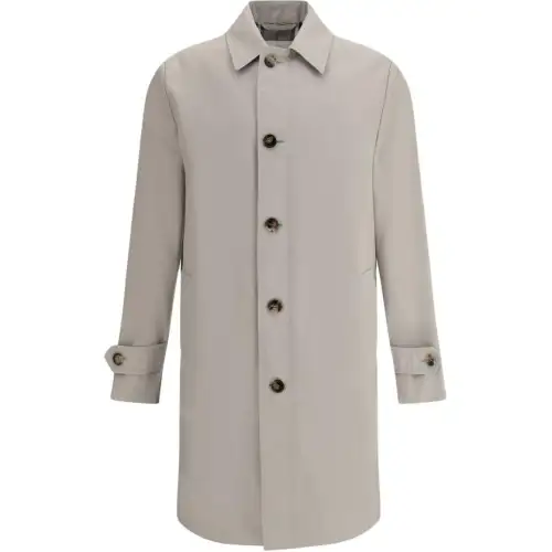 Burberry Single Breasted Long Sleeved Coat