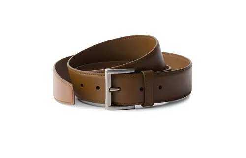 PRADA Logo Detail, Pin Buckle Leather Belts Women's Brown
