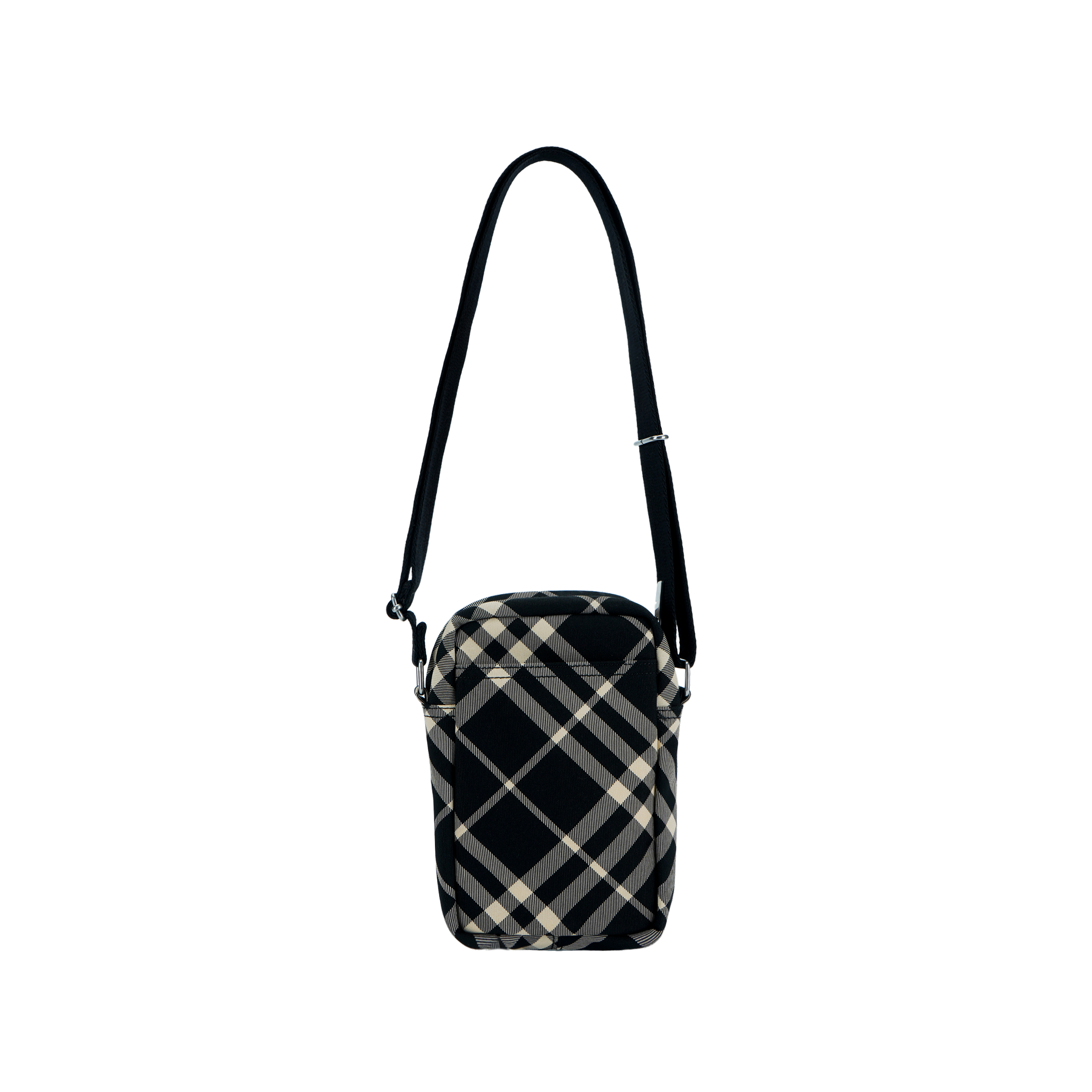 Мужская сумка Burberry (черно-белая) — фото 3
