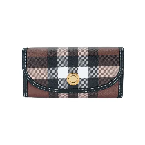 Burberry Leather Wallet Women's Brown