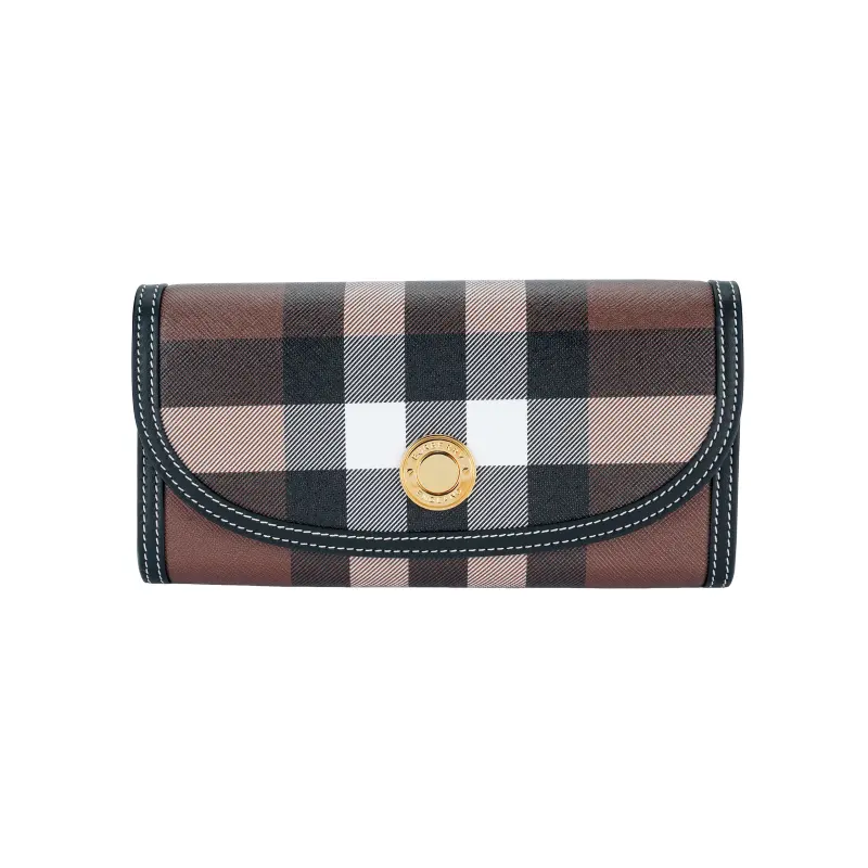 Burberry Leather Wallet Women's Brown