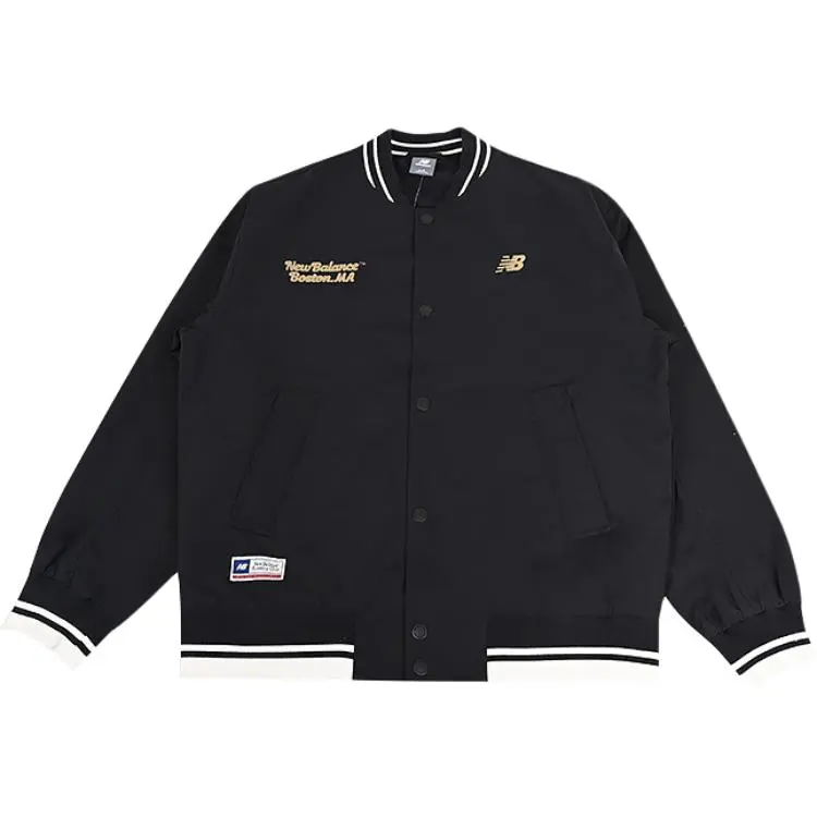 New Balance Athleisure Baseball Jacket Men's Black