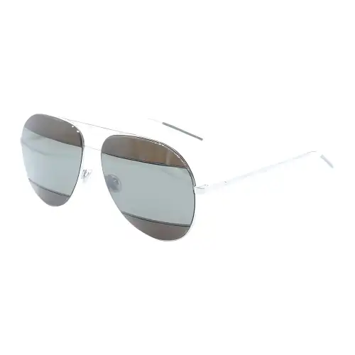DIOR Metal Aviator Sunglasses Men's Silver