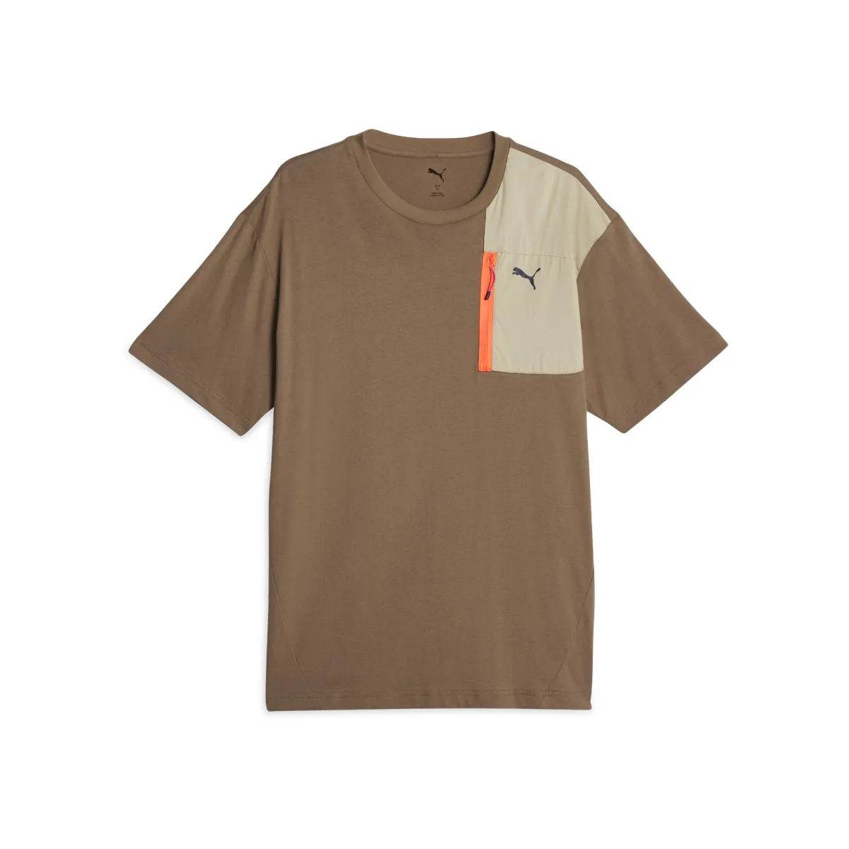PUMA Basic OPEN ROAD T Shirt Men's Chocolate Beans 93