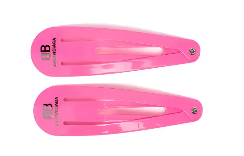 Balenciaga Hair Clips Women's Pink