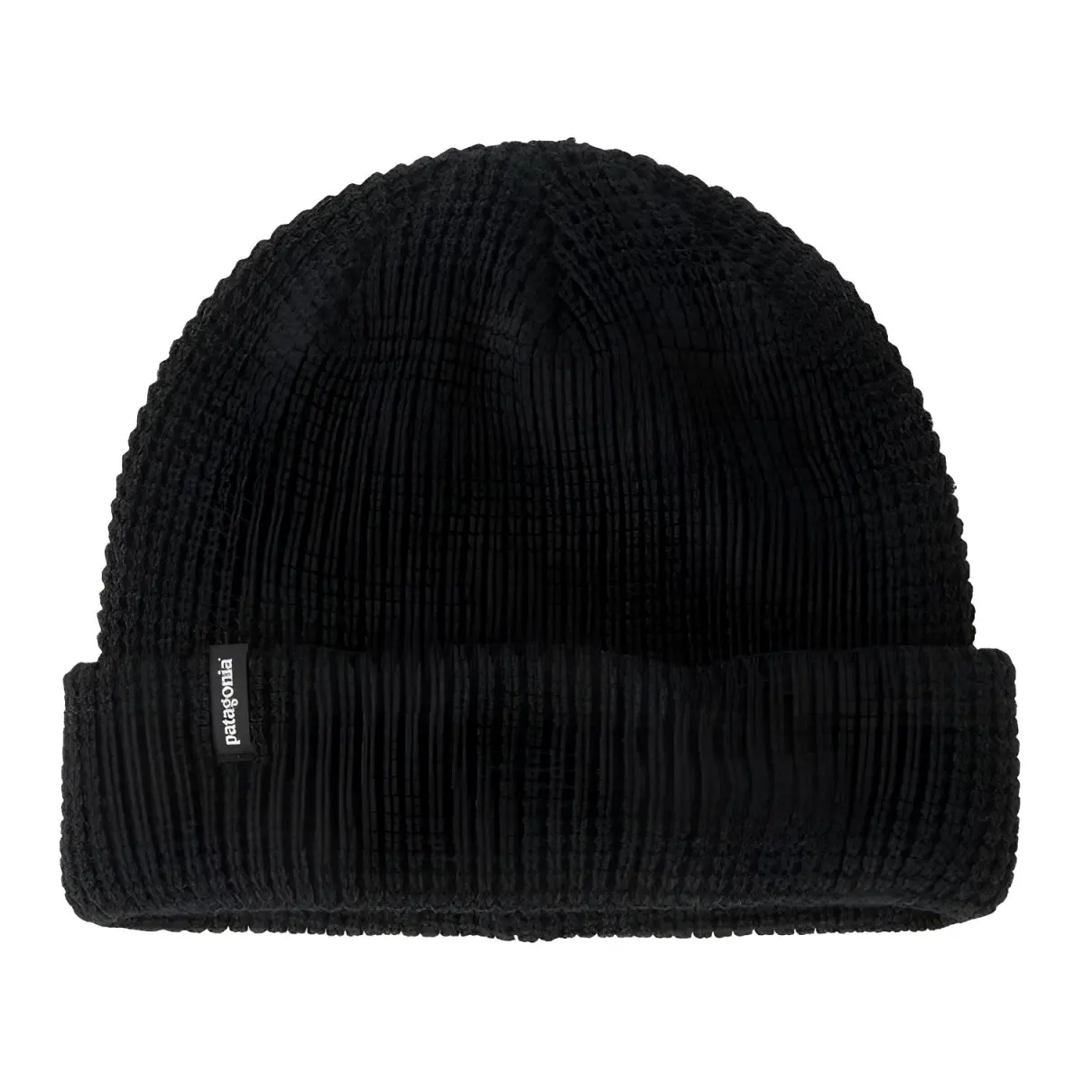 Patagonia Recycled Polyester, Knitted Fabric Beanies Unisex Black/Red
