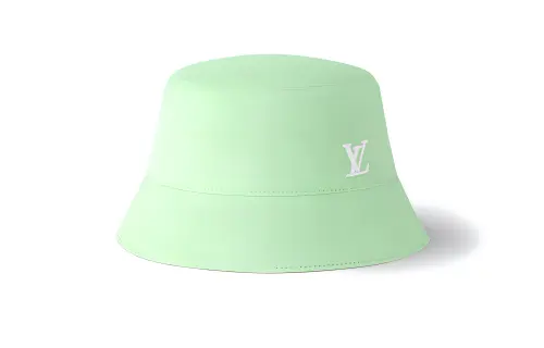 LOUIS VUITTON Cotton, Polyester Bucket Hats Unisex Green