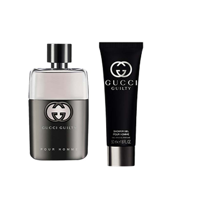GUCCI Sinful Love Men Light Perfume, Shower Gel Perfume Set Woody, Eau De Toilette 50ml+50ml