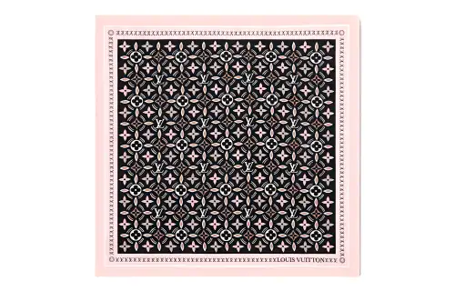 LOUIS VUITTON Monogram Scarves Women's Pink