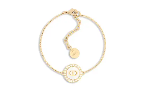 DIOR Resin, Glass, Metal Bracelets Women's Gold