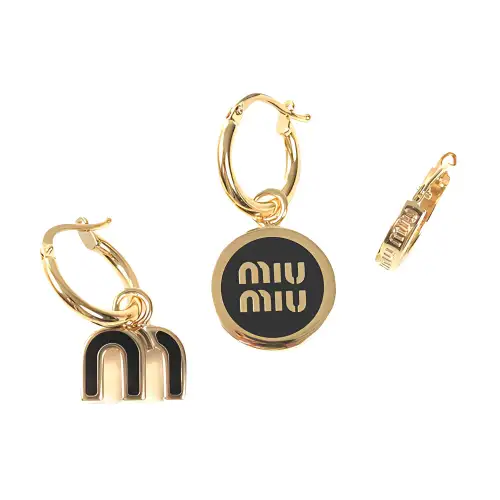 MIU MIU Metal Earrings Women's Multicolor