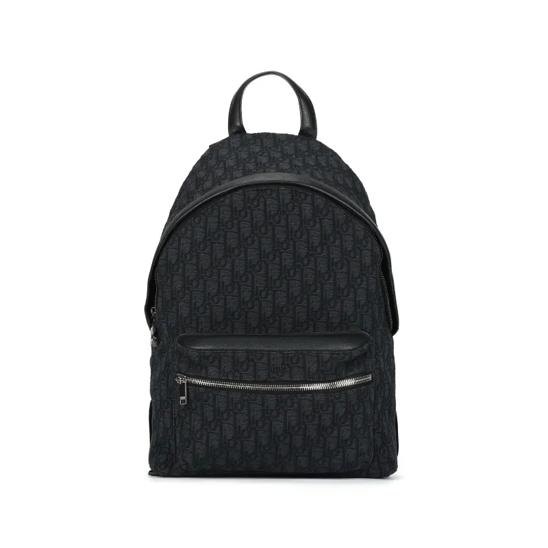 DIOR Fabric Backpack Regular Men's Black