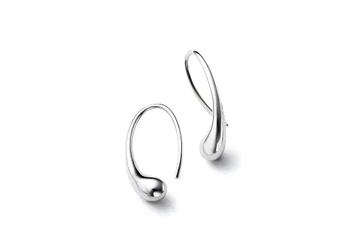 TIFFANY & CO. 925 Sterling Silver Drop Earrings Unisex Silver