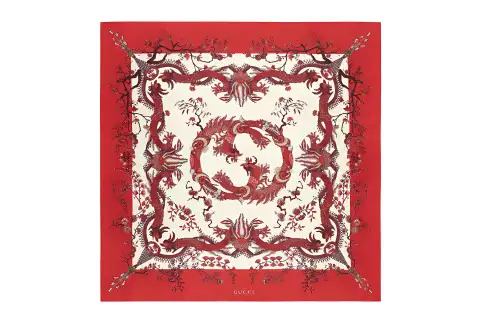 GUCCI Chinese New Year Scarves Women's