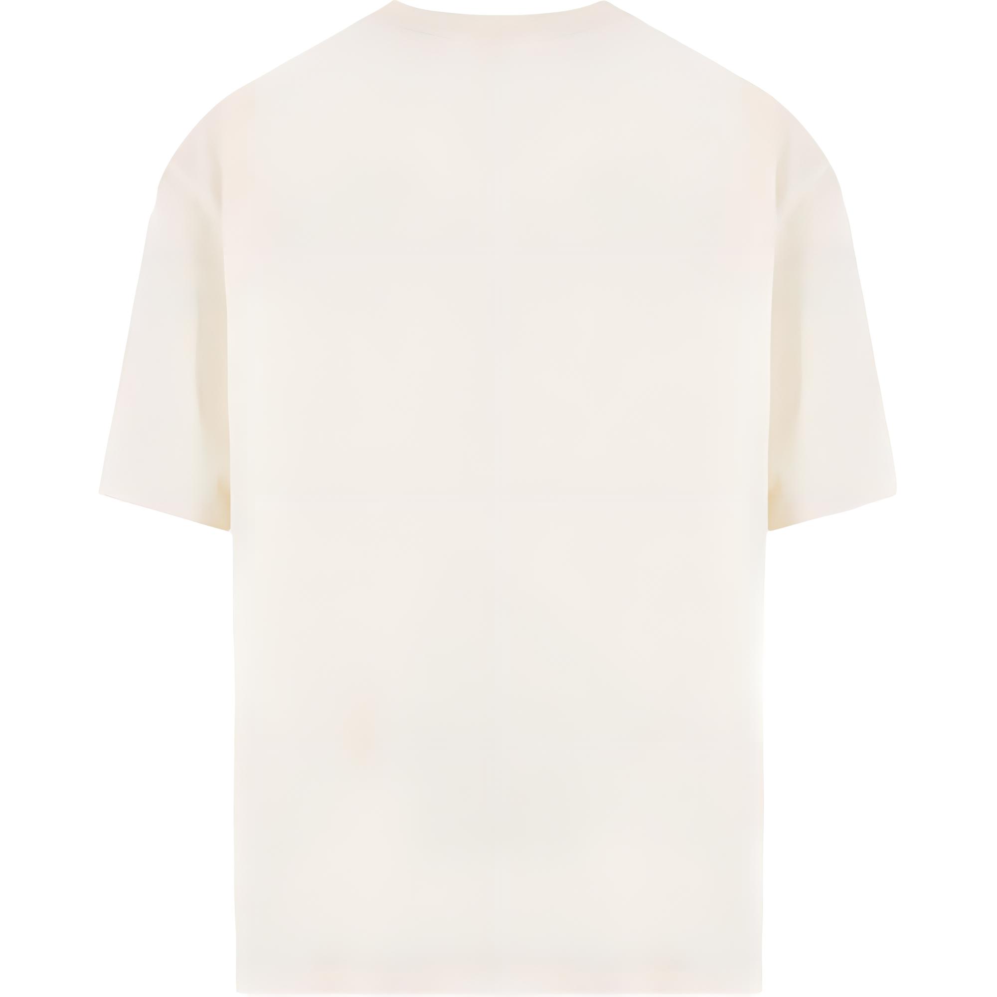 Мужская футболка RHUDE Logo Printed T-shirt (молочная) — фото 2