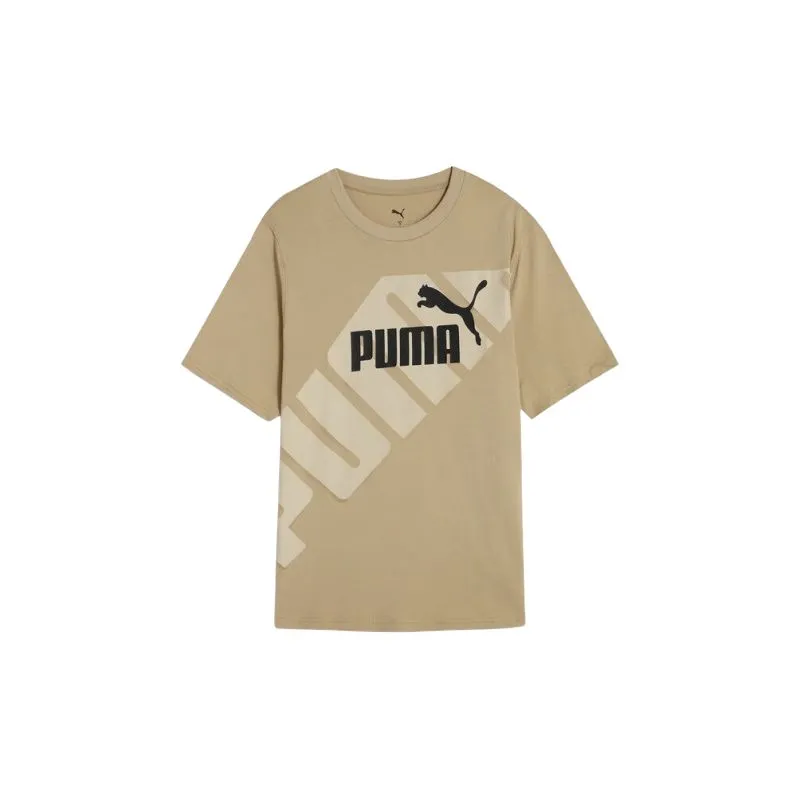 PUMA Power Graphic T Shirt Men's Light Brown