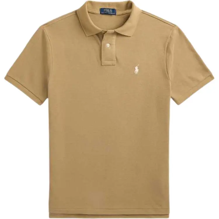 Polo Ralph Lauren SS25 Polo Shirt Classic Version Men's Brown Yellow