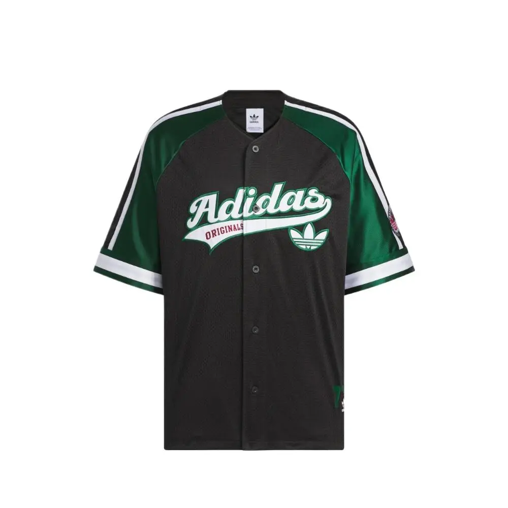 Adidas Originals RETRO UNITEFIT Shirt Unisex Black/Dark Green