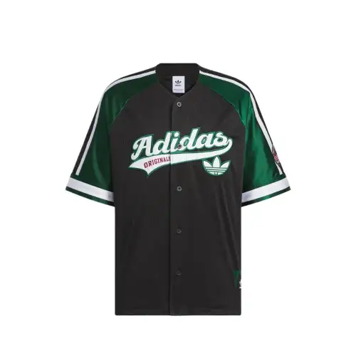 Adidas Originals RETRO UNITEFIT Shirt Unisex Black/Dark Green