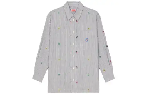 KENZO Target Oversized Striped Shirt