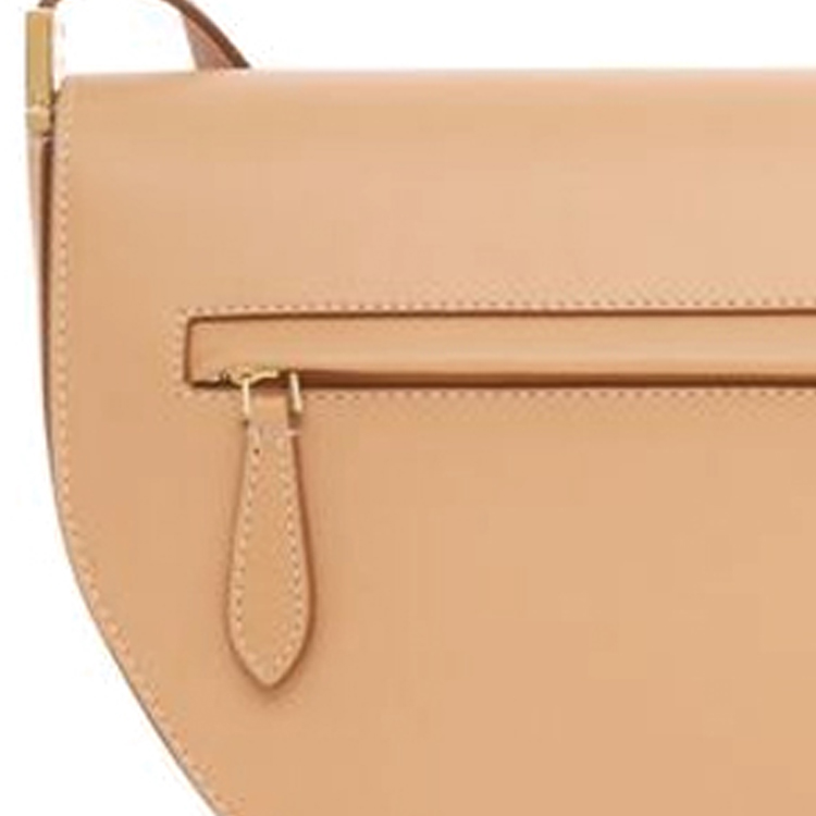 Женская сумка Burberry Olympia (бежевый) — фото 4