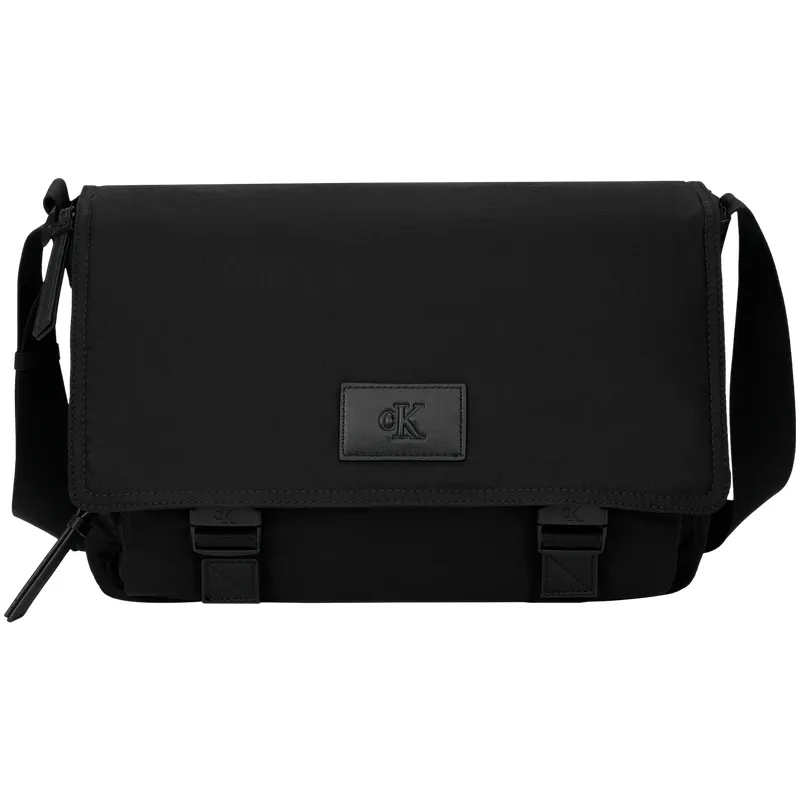 CALVIN KLEIN Fabric Crossbody Bags Regular Men's Space Black