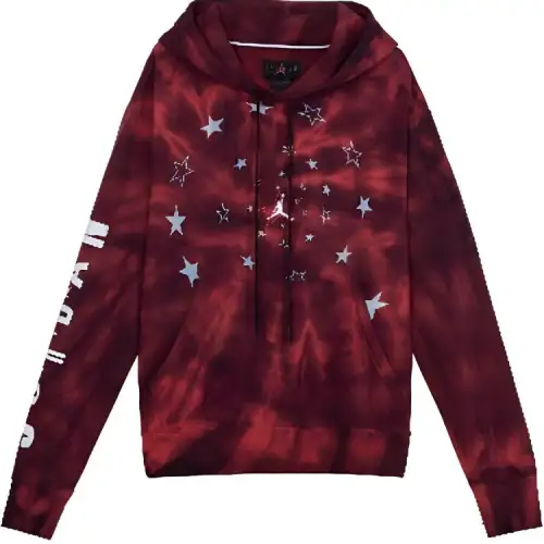 Jordan Legacy AJ6 Graphic Fleece Pullover Sweatshirt Men's Red