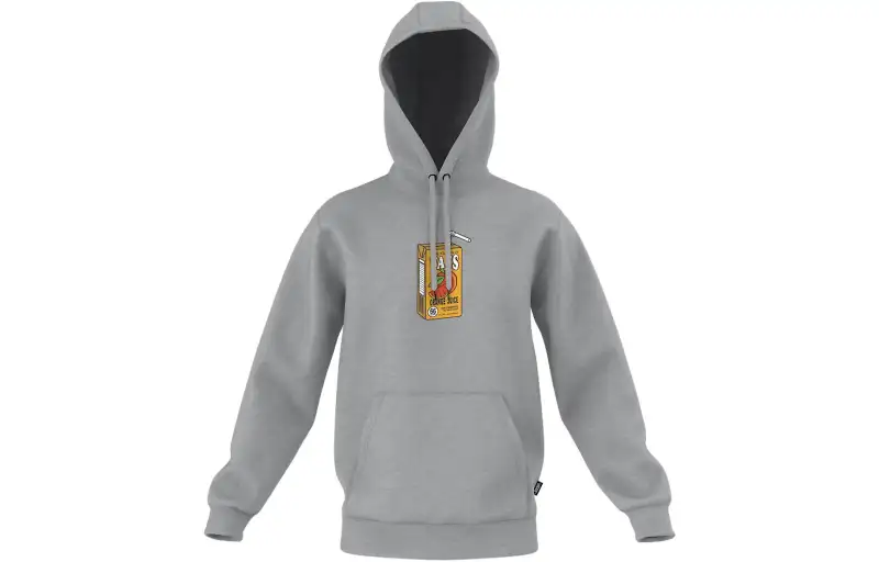 Vans Sweatshirts Men's Gray Hooded Moderate Regular